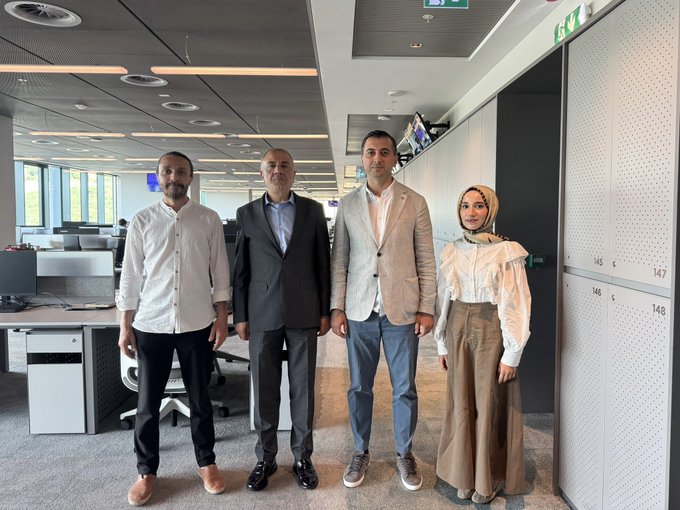 Turkuaz Medya Grubu Genel Müdürü Abdulhalik Çimen’i ziyaret