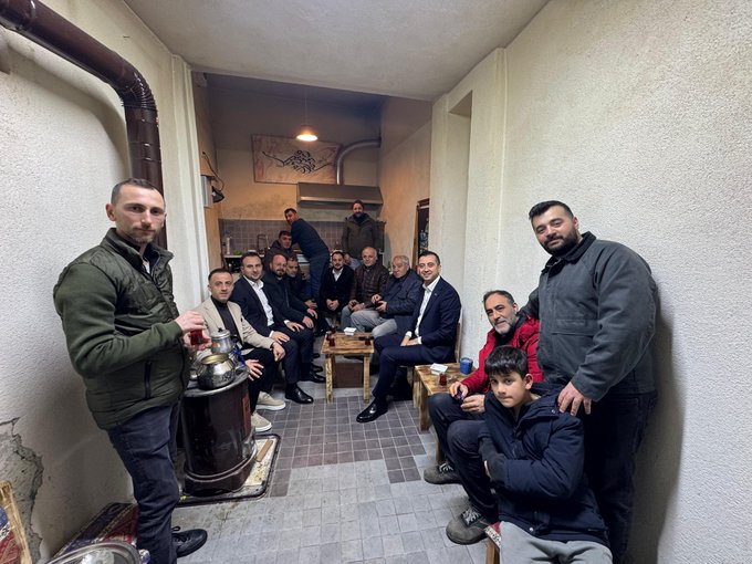 Bayburtlu hemşehrilerimizin kahvehanesini ziyaret