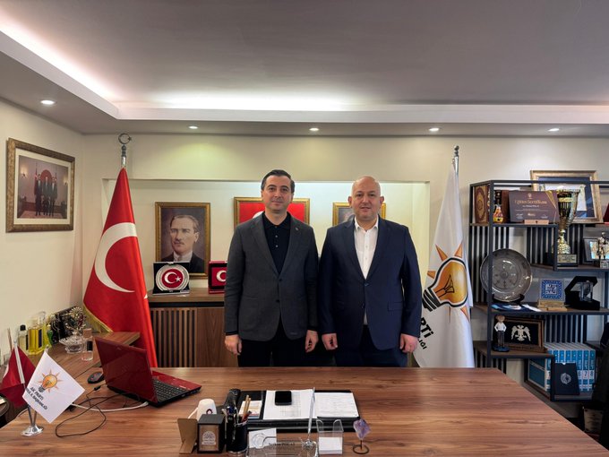 Şebinkarahisarlılar Yardımlaşma Derneği Başkanı Mehmet Şimşek ve yönetim kurulunu ağırladı