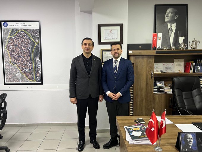 Mahmut Şevket Paşa mahallesi muhtarı Sn.Erdal Güney’i ziyaret