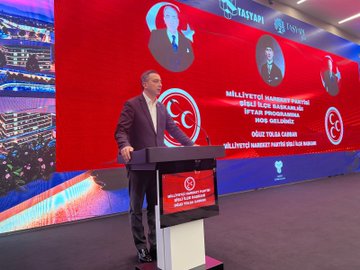 Milliyetçi Hareket Partisi Şişli İlçe Başkanlığı tarafından düzenlenen iftar programı
