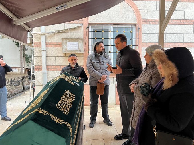 Osman Ergüden’in cenaze töreni