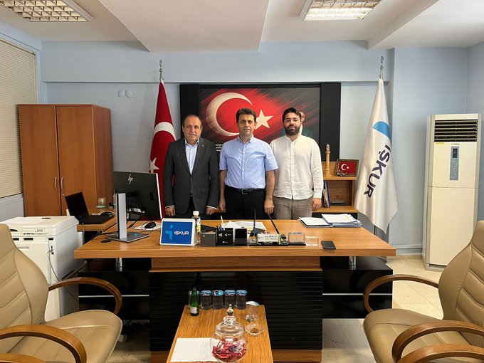 Türkiye İş Kurumu (İŞKUR) Şişli Şube Müdürü Sn. Aziz Doğan Bey’i makamında ziyaret