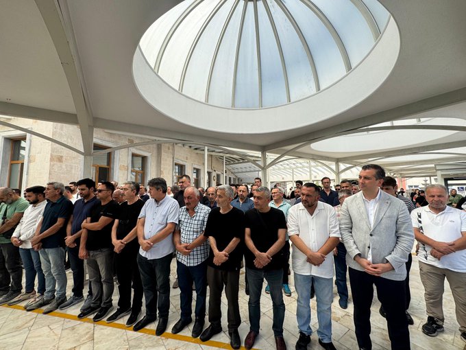 Gülbeyaz Aydın'ın cenaze törenine katıldık