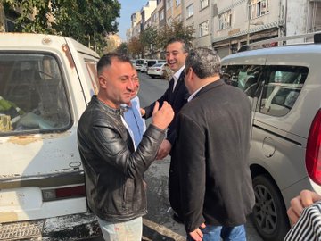 4 Kasım Halide Edip Adıvar Mahallesi Esnaf ziyareti