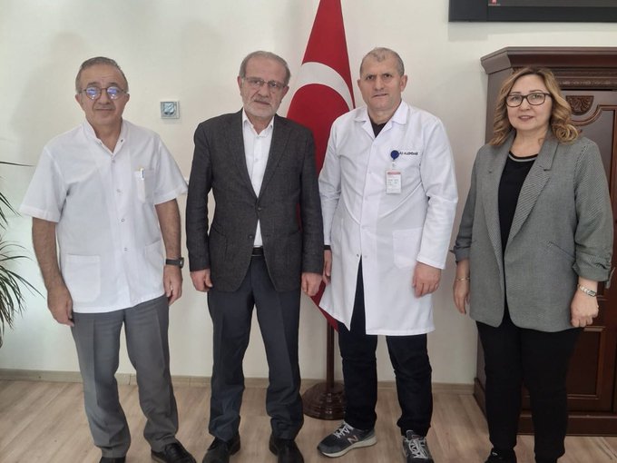 Prof. Dr. Cemil Taşcıoğlu Şehir Hastanesi Başhekimi Sn. Ali Alemdar hocamızı ziyaret