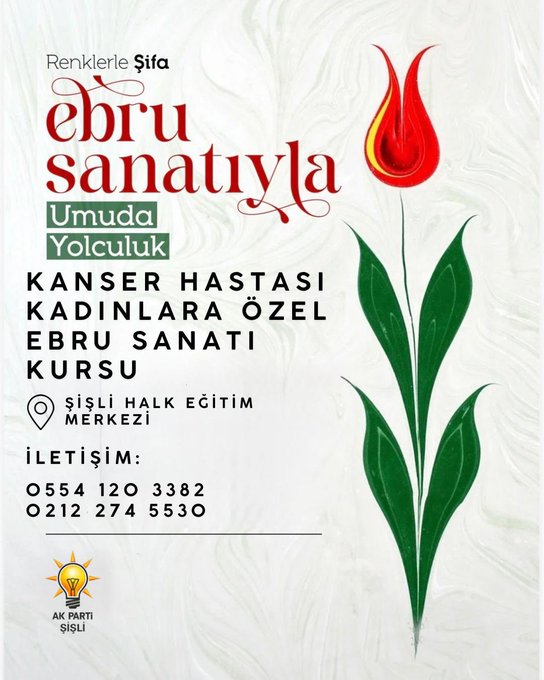 Ebru Sanatı Kursumuz Başlıyor