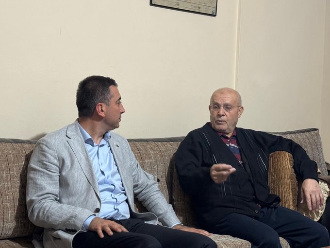 Fulya Mahalle Başkanımız Hasan Demir’e geçmiş olsun ziyareti